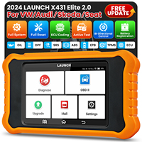 Launch CRE 2.0 para Audi/VW/Skoda Herramienta de Diagnóstico Completo del Sistema del Automóvil Escáner OBD2 Lector de Códigos de Vehículos