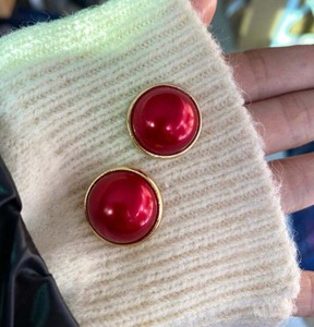 Tendencias de Moda, Pendientes de Perlas Grandes de Plata de Ley S925 de 2 cm, Nuevo Éxito de Ventas, Pendientes de Perlas Coreanas Nuevos de <span class=keywords><strong>2022</strong></span>, Pendientes de Botón para Chicas - Product Image 5