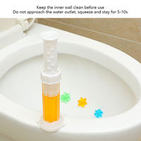 Gel Nettoyant Désodorisant et Détartrant pour Toilettes, Élimine les Odeurs et les Taches, Parfum pour Salle de Bain