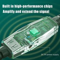 5M/10M/15M/20M/30M Usb3.0 câble de données Type a mâle à mâle Booster câble d'extension USB3.0 câble avec amplificateur