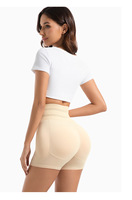 Celana Shapewear Pinggang Tinggi Terlaris untuk Wanita Ukuran Besar dengan Kancing, Pengangkat Bokong Berbantalan yang Dapat Disesuaikan, Penambah Pinggul dan Bokong