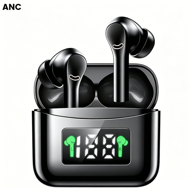 Noise-Canceling Wireless Earbuds Secure for Sports IPX5 Waterproof Premium In-ear Style Earphones
