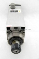 Moteur de broche électrique haute vitesse à refroidissement par air 7,5 kW ER32 18000/24000 tr/min pour routeur CNC bois
