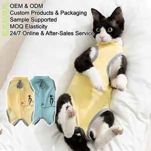Chaleco de Esterilización al por Mayor de Lujo, Bonito, de Poliéster, Sencillo, Estampado para las Cuatro Estaciones, para Perros y Gatos, para Gatas Después de la Destete, Previene Mordeduras - Product Image 1