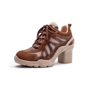 Nouvelles chaussures à talons hauts respirantes et sportives, multicolores, polyvalentes, élégantes, décontractées et tendance pour femmes - Product Image 1