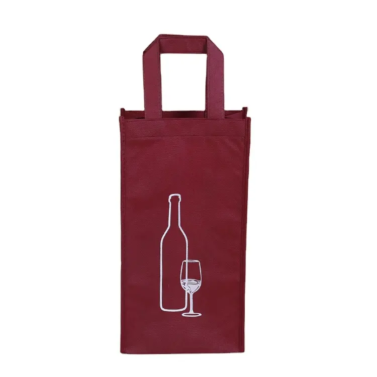 Reutilizable personalizado al por mayor bolsa de vino