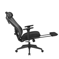 Chaise de bureau administrative ergonomique moderne de haute qualité avec appui-tête réglable et support lombaire, chaise de jeu
