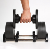 Vente en gros en usine haltères réglables Offre Spéciale pour la salle de sport à domicile jeu d'haltères réglables de 5lb à 80lb