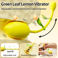 Nouveau 2026 – Mini vibromasseur en forme de citron jaune, modèle Love Ball Leaf, pour femme – Fabrication OEM/ODM