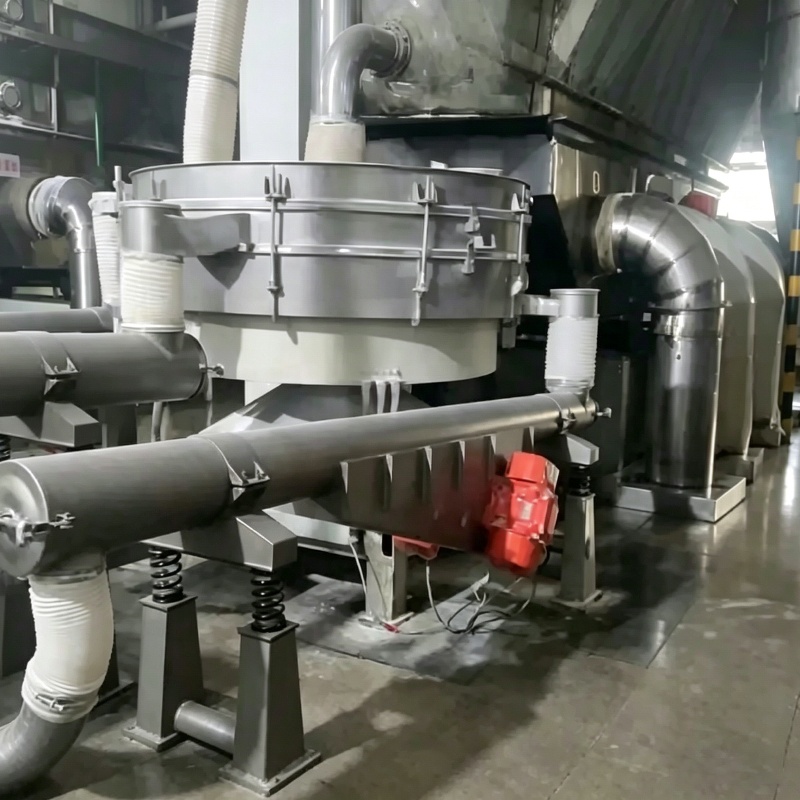 Amino Acid Chondroitin Powder Traditional Chinese Medicine Bulk Materials Conveyor Enclosed Dust-free Circular Tube Conveyor