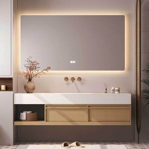 Best-selling Wall-mounted Wooden <strong>Storage</strong> <strong>Cabinet</strong> with Integrated Sink and <strong>Bathroom</strong> <strong>Cabinet</strong> - Product Image 3