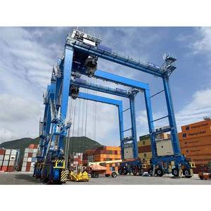 גומי Girlder גומי מיכל מנוף <span class=keywords><strong>rtg</strong></span> 35 טון מיכל נייד טון מנוף עם spreader - Product Image 5