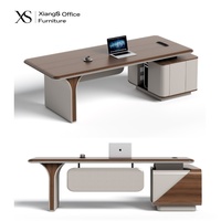 Mobilier de bureau de luxe pour le patron Table de gestion de bureau design moderne en mélamine pour l'immeuble de bureaux chambre à coucher espace de travail à domicile fabriqué en Chine