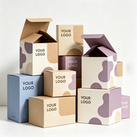 Caja de regalo plegable con cierre oculto, caja cosmética con logo personalizado para pequeños aparatos, velas, venta al por menor y al por mayor