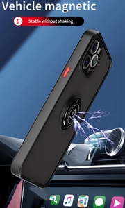 Tùy chỉnh PC TPU kim loại từ ngón tay Nhẫn Chủ Matte trường hợp điện thoại cho Coolpad Di Sản brisa - Product Image 2