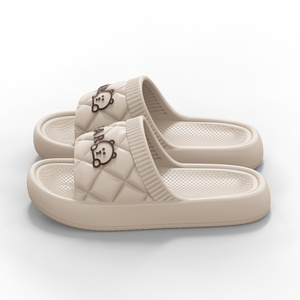 Women's Luxury EVA Slides <strong>Sandals</strong> Soft <strong>Elastic</strong> Thick Sole for Slippers for Summer Trendy Wholesale for House Hotel or Home Use - Product Image 5