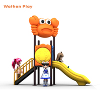 Nouvel équipement de jeu extérieur 2026 en acier et métal avec mini-toboggan en plastique LLDPE pour écoles et maternelles