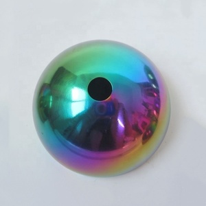 Escultura de Metal para decoración de fábrica, Media bola, acero inoxidable 304 - Product Image 2