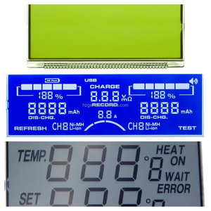 Nhà máy tùy chỉnh ba Màu ánh sáng TN đèn nền phân đoạn màn hình <span class=keywords><strong>LCD</strong></span> với đèn nền TFT chuyên dụng - Product Image 4