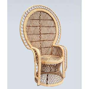 Chaises personnalisées pour salon, meubles en rotin, canapé rond en bambou pour jardin - Product Image 3