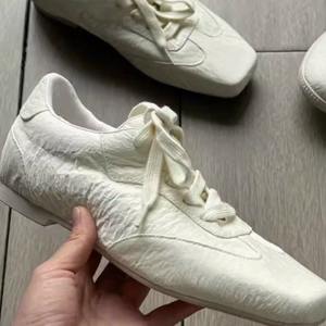 Zapatos Planos de Ballet con Plataforma y Lazos, Cierre de Correa, Impermeables, Ligeros, Tipo Mary Jane para Mujer, Suela Suave, Cómodos, Aptos para Todo Tipo de Clima - Product Image 6