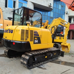 Meilleur prix pour une mini-excavatrice sur chenilles Komatsu PC56-8 de 5 tonnes, modèle 2022, en bon état. - Product Image 2