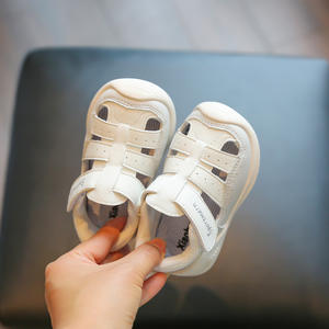 Sandales d'été pour bébé, premières chaussures à semelle souple, fonctionnelles, pour les enfants de 1 à 2 ans, respirantes, à bout fermé, pour garçons et filles - Product Image 3