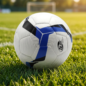 Size 5 Soccer Ball <strong>Football</strong> Official Size Weight Blue <strong>Black</strong> <strong>White</strong> Durable Training Match Ball Outdoor Sports Practice <strong>Football</strong> - Product Image 3
