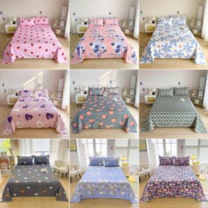 Best Selling New Frosted <strong>Single</strong> and Double Student Dormitory Bed Sheets ultra Fine Fiber Bed Set Printed Flat <strong>Bedsheet</strong> - Product Image 4
