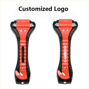 Sabuk Pengaman Mobil, Sabuk Pisau Pengaman Palu Keselamatan Darurat 2 In 1, Palu Keselamatan Mobil Baja Karbon ABS, Sabuk Pisau Pengaman - Product Image 3