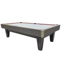 Table de billard espresso professionnel de 9 pieds en ardoise sur le marché