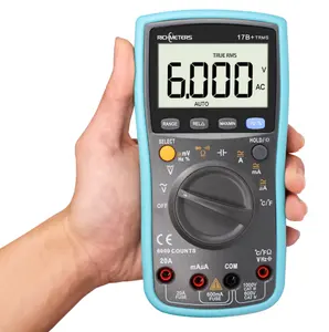 RM17B+ 6000 Counts OL Digital Multimeter RICHMETERS Auto Ranging High Voltage Temperature Measuring Meter