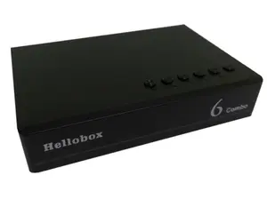 Hellobox6 Combo Ricevitore TV Satellitare DVB-S2/S2X/T2/C Pienamente Compatibile Set Top Box H.265 HEVC 10bit Trasporto IPTV Ricevitore Satellitare
