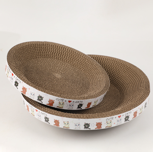 Gratte-chat en papier ondulé de haute qualité jouet d'arbre à chat de Style classique Offres Spéciales aucun poteau de chat de décoloration emballé dans le carton - Product Image 1