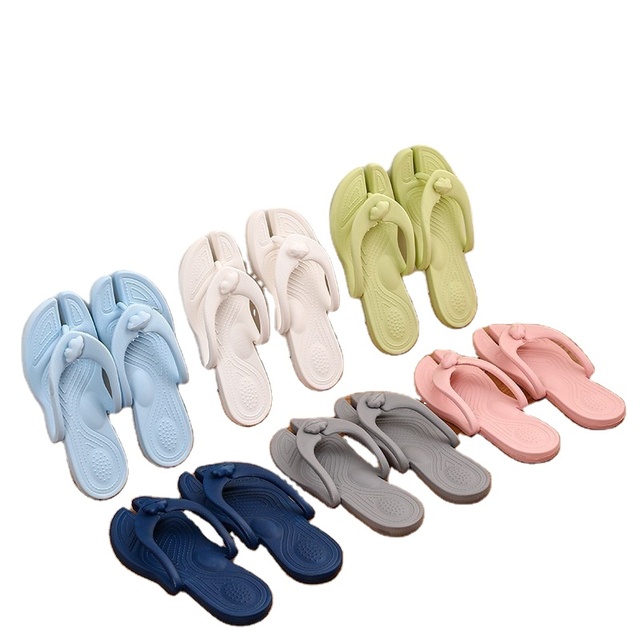 Hot Sale Summer Portable Travel Folding Flip Flops for Womens Hotel Bathroom Non-Slip slippers Shoes Couples Beach Flip-flop