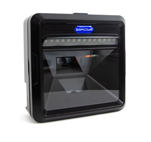 Escaneo automático manos libres 1D 2D <span class=keywords><strong>QR</strong></span> PDF417 Lector de código Escáner de código de barras omnidireccional de escritorio para supermercado - Product Image 4