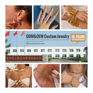 Produttore DropShipping gioielli di lusso placcato 18kGold collana bracciale orecchini anello in acciaio inox gioielli Set DropShipping - Product Image 1