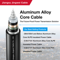 Câble d'alimentation en alliage d'aluminium, conducteur isolé XLPE, gaine en PVC, 0,6/1 kV, câble multiconducteurs basse tension pour projets de construction