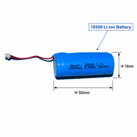 Batterie LiFePO4 à semi-conducteurs HWE 3.7V 1500mAh 18650 avec CE/RoHS/UN38.3/MSDS pour serrure de porte intelligente, éclairage solaire de jardin, lampe de poche