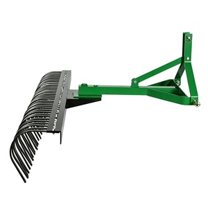 Râteau paysager à attelage trois points, machine à herbe, bâton à gazon, désherbage des feuilles et des roches, nivellement du gazon, râteau paysager <span class=keywords><strong>pour</strong></span> <span class=keywords><strong>tracteur</strong></span> - Product Image 5