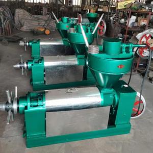 6YL-125 오일 프레스 기계 250-350 킬로그램/시간 땅콩 오일 착유기 식용 요리유 제조 기계 15kw 모터 포함 - Product Image 1