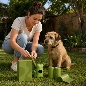 Bolsas Desechables Personalizadas al por Mayor para Desechos de Perros en Rollos, Bolsas Fáciles de Abrir para Limpieza de Mascotas para Paseos Diarios al Aire Libre - Product Image 6