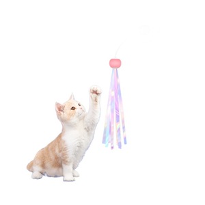 Bomba gravitacional <span class=keywords><strong>Cat</strong></span> Fun Stick Varilla retráctil larga con juguete Self-Hi Plastic <span class=keywords><strong>Catnip</strong></span> <span class=keywords><strong>Fish</strong></span> Feather Cross-Border Pet Product - Product Image 5
