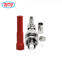 Adaptateur coaxial SHV 5000V 5KV 90 degrés pour RG58 RG142, connecteur RF haute tension 50 Ohms pour équipement de laboratoire et instruments de test