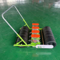 Semoir manuel à pousser pour légumes et céréales, idéal pour des opérations de semis faciles et ergonomiques – Meilleures ventes