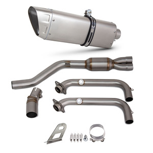 Système d'échappement complet pour moto, kit de modification, ligne de course, tuyau de liaison avant, silencieux Akra pour <span class=keywords><strong>CFMOTO</strong></span> 450SR <span class=keywords><strong>450</strong></span> <span class=keywords><strong>SR</strong></span> 2022-2025 - Product Image 2