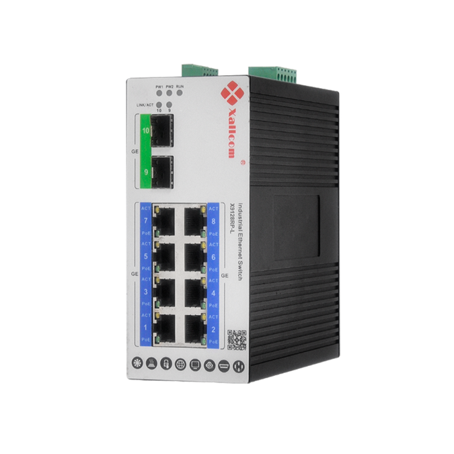 Ultra Wide Temperature Managed Gigabit Ethernet Optical Fiber Switch POE VLAN 2*2.5G/1G SFP+ 8*1G RJ45 Port -60 Degrees 85