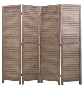 Séparation de pièces en <span class=keywords><strong>bois</strong></span> pliable, <span class=keywords><strong>4</strong></span> <span class=keywords><strong>panneaux</strong></span>, séparation de pièces intimes, écran de séparation pour la maison - Product Image 2