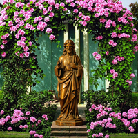 Statue religieuse en résine époxy peinte à la main, Sainte Marie Jésus-Christ catholique cubaine, inspirée des fées d'Hawaï, ABSAM Feng Shui