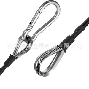 Cables de extensión para gimnasio Eda, 10 pulgadas, acero inoxidable, duraderos, para equipos de fitness - Product Image 2
